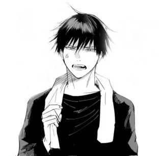 🎴 Anime, Sudor, Hombre, Toalla, Manga, Agotado telegram sticker