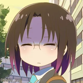 😰 Elma Miss Kobayashi's Dragon Maid telegram sticker