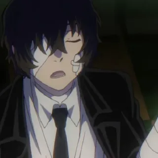 🥀 Osamu Dazai Bungo Stray Dogs anime, bandages, dazai, bungo stray dogs, osamu dazai telegram sticker