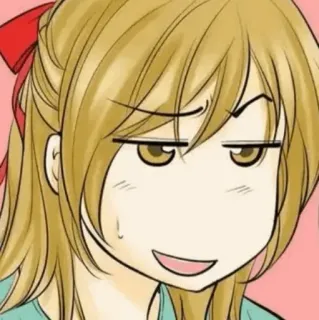 🍘 ドヤ顔, アニメ, 女の子, 漫画, 表情, いたずら telegram sticker