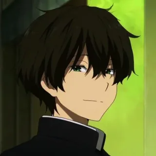 😆 Anime, Manga, Kreskówka, Portret, Postać, Chłopak, Uczeń telegram sticker