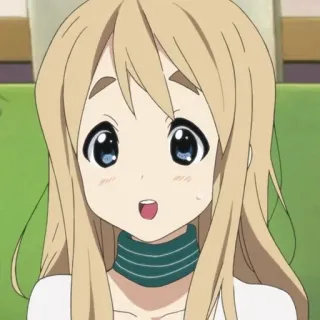 💒 Tsumugi Kotobuki K-On! Аниме, Манга, Милый, Девушка, Цумуги Котобуки, K-On telegram sticker