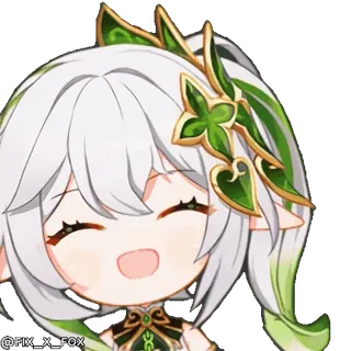 ❤️ Nahida Genshin Impact whatsapp sticker