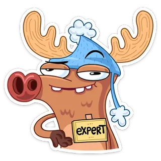 Deer | Олень telegram stickers
