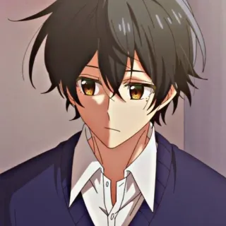 😕 Anime, Junge, Charakter, Manga, Traurig, Schuluniform telegram sticker