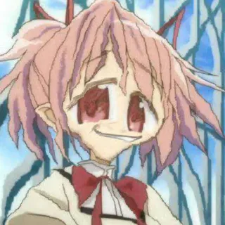 😁 Madoka Kaname Puella Magi Madoka Magica Anime, Mangá, Garota Mágica, Personagem, Arte, Ilustração telegram sticker