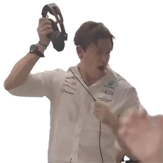 🤬 f1, formule 1, directeur d'équipe, course, sports mécaniques, colère whatsapp sticker