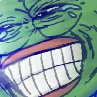 😂 Pepe the Frog 밈, 인터넷, 개구리, 페페, ㅋㅋ, 웃긴 telegram sticker