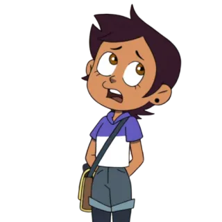 🙄 Luz Noceda The Owl House dibujos animados, Disney, animación, chica, lindo telegram sticker