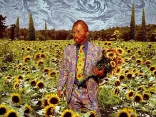 👂 Vincent van Gogh Kunst, Gemälde, Sonnenblumen, Porträt, Künstler, van Gogh telegram sticker