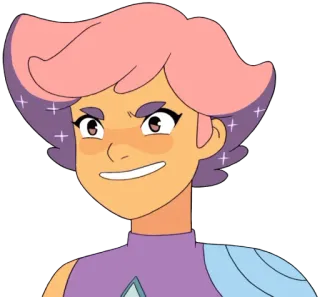 😈 Glimmer She-Ra and the Princesses of Power Glimmer, She-Ra, cartoon, princess, sparkles telegram sticker