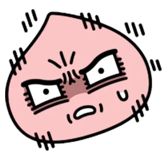 😡 zangado, frustrado, desenho animado, expressão telegram sticker