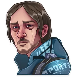 Hideo Kojima telegram stickers