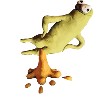 💩 Frosch, Ton, surreal, abstrakt whatsapp sticker
