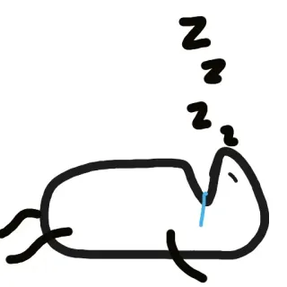 😴 sleep, sleeping, tired, rest, nap, zzz telegram sticker
