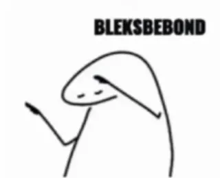 ✨ BLEKSBEBOND whatsapp sticker
