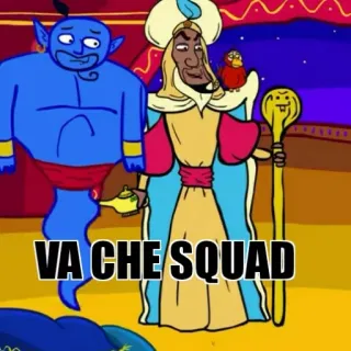 ✌ VA CHE SQUAD Cartone animato, Genio, Arabo, Divertente, Squadra, Gruppo telegram sticker
