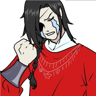 😭 Anime, Huilend, Verdrietig, Emotioneel, Personage telegram sticker
