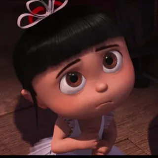 ✳️ Agnes Despicable Me Agnes, Despicable Me, cartoon, character, girl telegram sticker