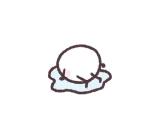 🌬 süß, traurig, weinend, kawaii, Cartoon telegram sticker