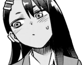◾️ Nagatoro Don't Toy with Me, Miss Nagatoro Nagatoro, Anime, Manga, Charakter, Miss Nagatoro, Hayase Nagatoro telegram sticker
