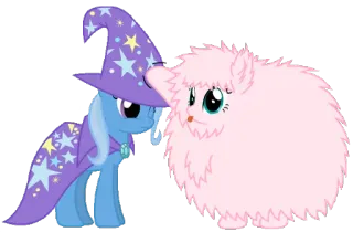 😶 My Little Pony, Trixie Lulamoon, Przyjaźń to magia, słodkie, kreskówka, kucyk telegram sticker