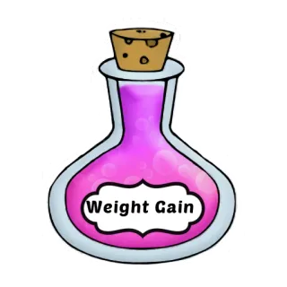 🍹 Weight Gain potion, weight gain, magic, bottle telegram sticker