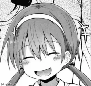 😆 anime, manga, girl, happy, cute, cartoon telegram sticker