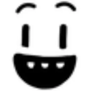 😊 visage, dessin animé, sourire, joyeux, simple telegram sticker