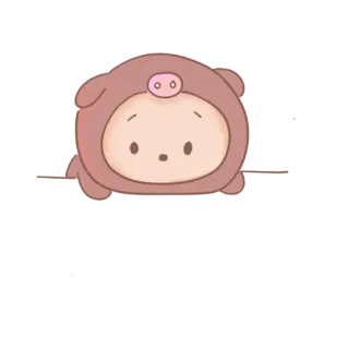 🐷 animal, pig, cute, sticker, cartoon, kawaii telegram sticker