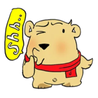 Bear @StikerDi telegram stickers