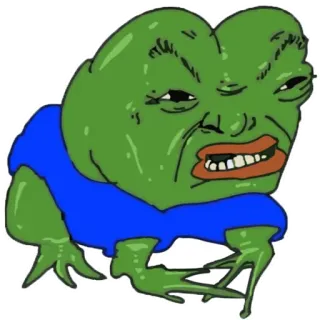 🐸 Pepe the Frog Pepe the Frog, meme, frog, internet meme whatsapp sticker