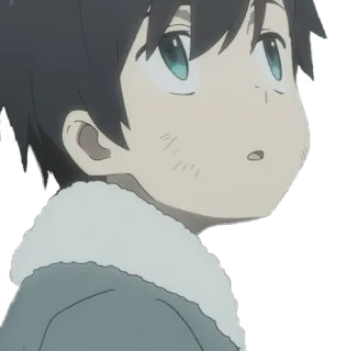 😳 Anime, Menino, Personagem, Desenho animado, Ilustração telegram sticker