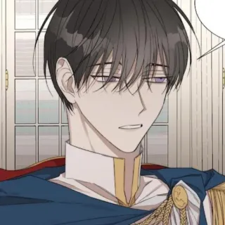 🌝 anime, character, manga, manhwa, male, aristocrat, royalty whatsapp sticker