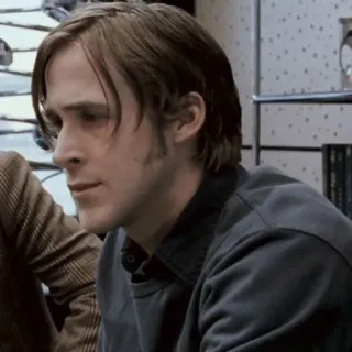 😕 Ryan Gosling attore, celebrità, uomo, maschio telegram sticker