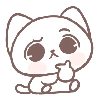 🤔 gato, dedo do meio, ofensivo, rude, adesivo, desenho animado telegram sticker