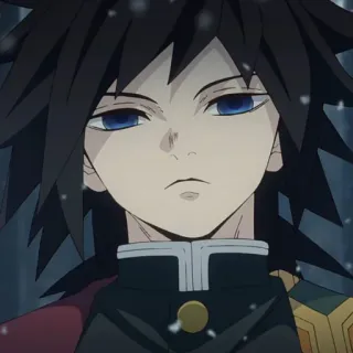 🌊 Giyu Tomioka Demon Slayer аниме, клинок рассекающий демонов, гию томиока, манга, персонаж telegram sticker