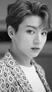 ☁️ Jungkook Jungkook, BTS, K-Pop, cantor, celebridade, músico telegram sticker