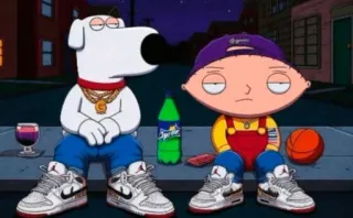 😎 Brian Griffin, Stewie Griffin Family Guy Sprite telegram sticker