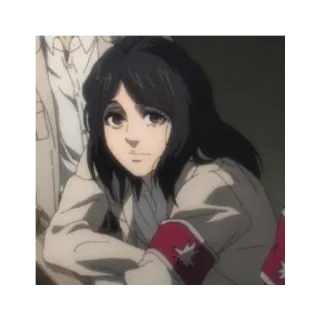 😍 Pieck Finger Attack on Titan Anime, L'Attaque des Titans, Pieck Finger, Personnage, Manga telegram sticker