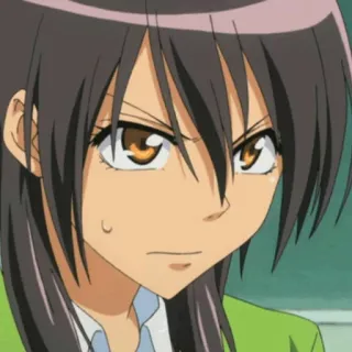 🎀 Anime, Mädchen, Wütend, Ausdruck, Maid, Weiblich, Charakter telegram sticker