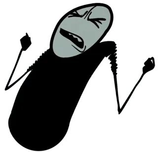 😩 złość, frustracja, kreskówka, wyraz telegram sticker