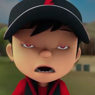 ⚡️ Boboiboy การ์ตูน, เหนื่อย, โบโบยบอย, อนิเมะ, ตัวละคร telegram sticker