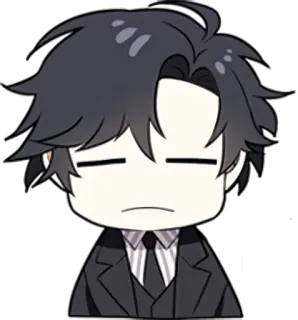 😑 Anime, Manga, Karakter, Seni, Ilustrasi telegram sticker