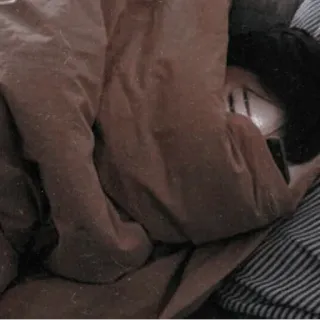 😴 tidur, tempat tidur, tertidur, selimut, istirahat, nyaman telegram sticker
