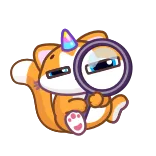 A Unicorn Cat telegram stickers