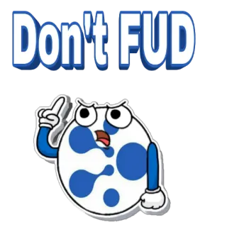 😡 Don't FUD cripto, FUD, non, meme, gergo cripto, slang di internet whatsapp sticker