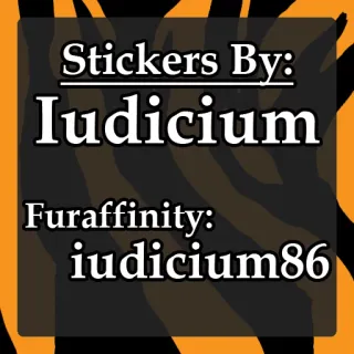 👍 Stickers By: Iudicium
Furaffinity: iudicium86 adesivos, furry, fur affinity, nome de usuário, iudicium86 telegram sticker