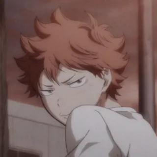🏐 Hinata Shoyo Haikyuu!! anime, manga, haikyuu, shoyo hinata, dibujos animados, personaje, mono telegram sticker