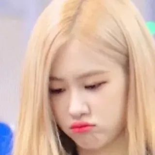 😔 Rose Kpop, Blackpink, Rosé, cantora, celebridade, mulher telegram sticker